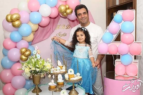 منوچهر هادی و دخترش سوفیا منوچهر هادی و دخترش